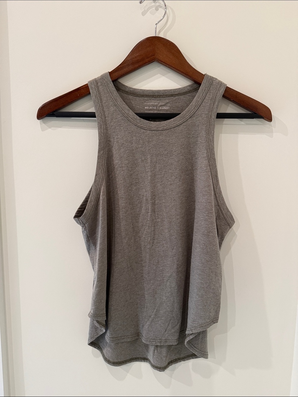 Melrose and Market - Heather Gray Relaxed Muscle Tank